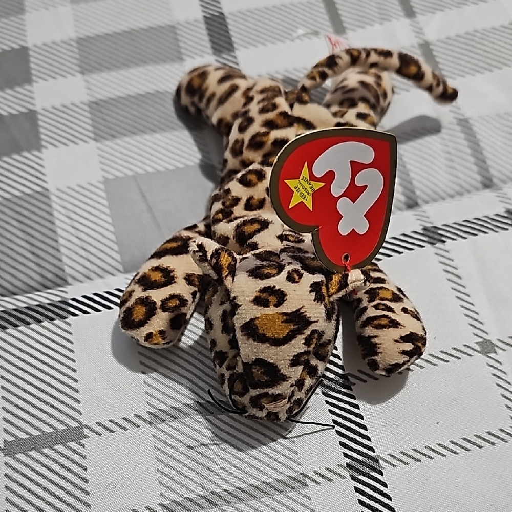 Ty Beanie Baby Leopard Plush